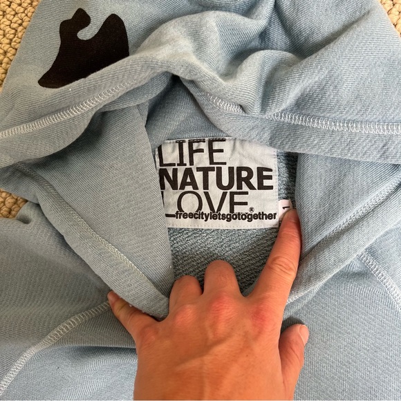 Freecity Light Blue Hoodie - Picture 7 of 7